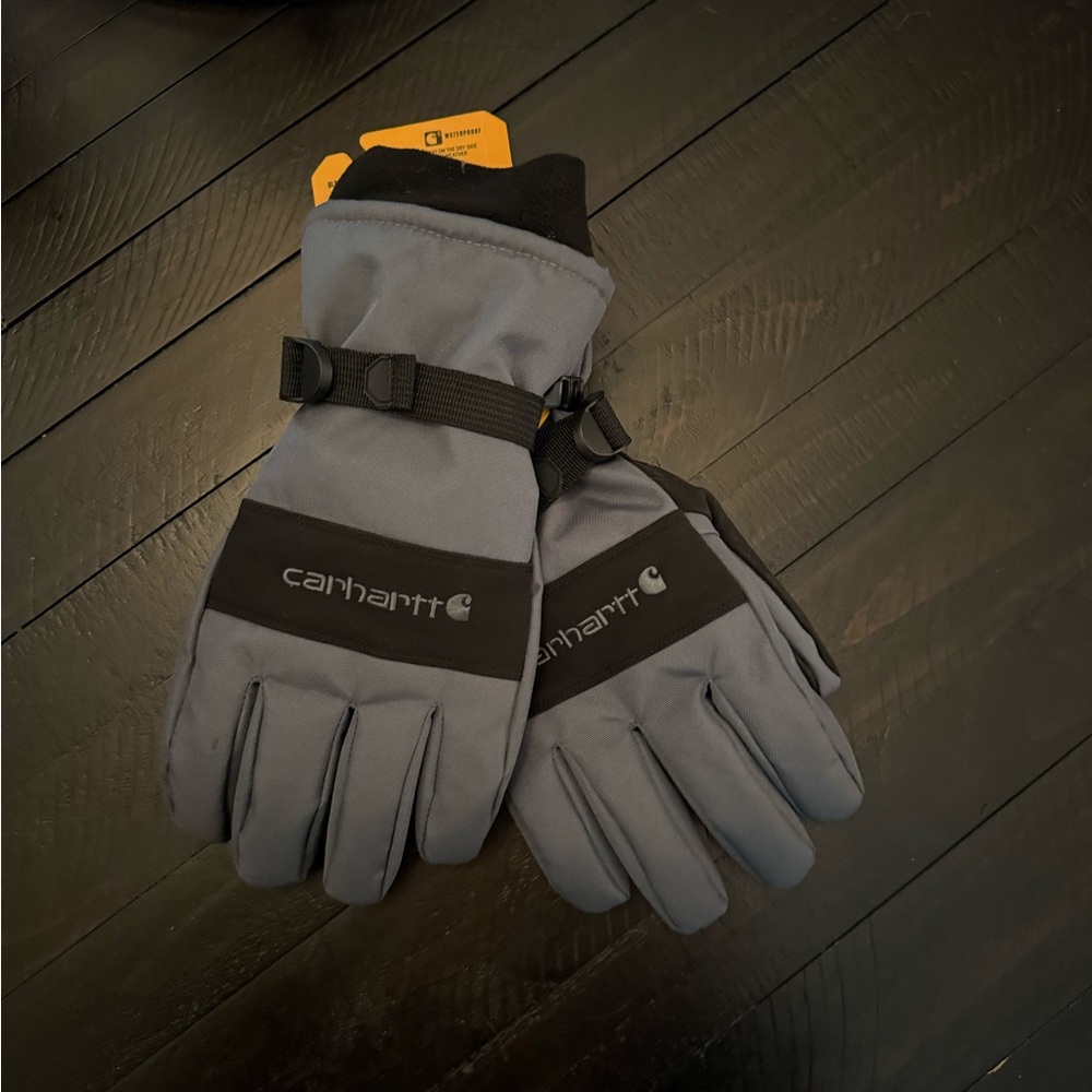 Carhartt Gray and Black Men's Gloves